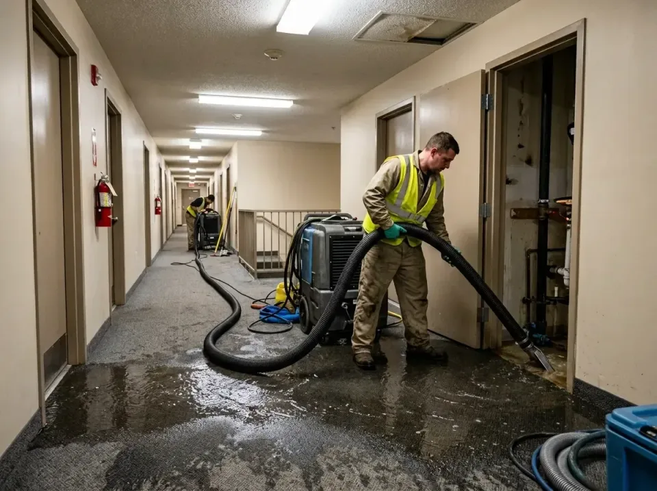 multi-unit-apartment-hallway-f-005 — frequently asked questions, Emergency Burst Pipe Water Extraction & Removal in Picayune…